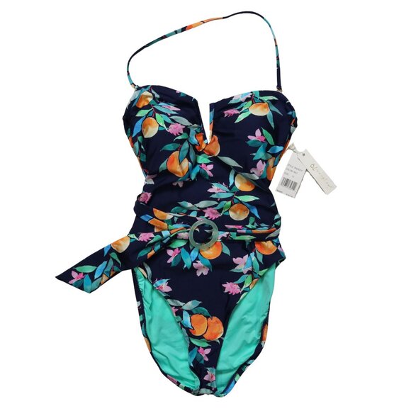 Sunshine 79 One-Piece Swimsuit Tropical Peach Print - Picture 12 of 12